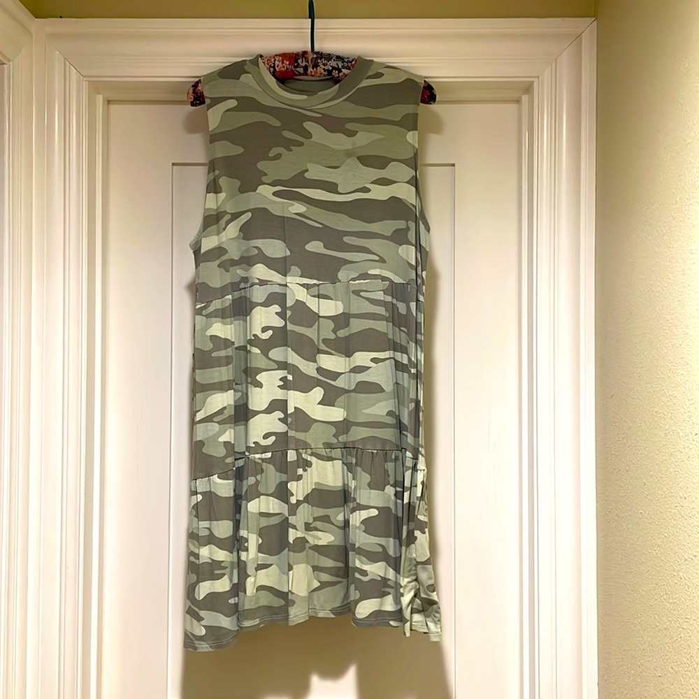 Camo Babydoll Dress 👗